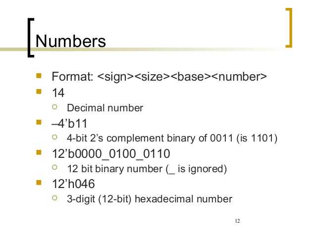 verilog decimal to binary